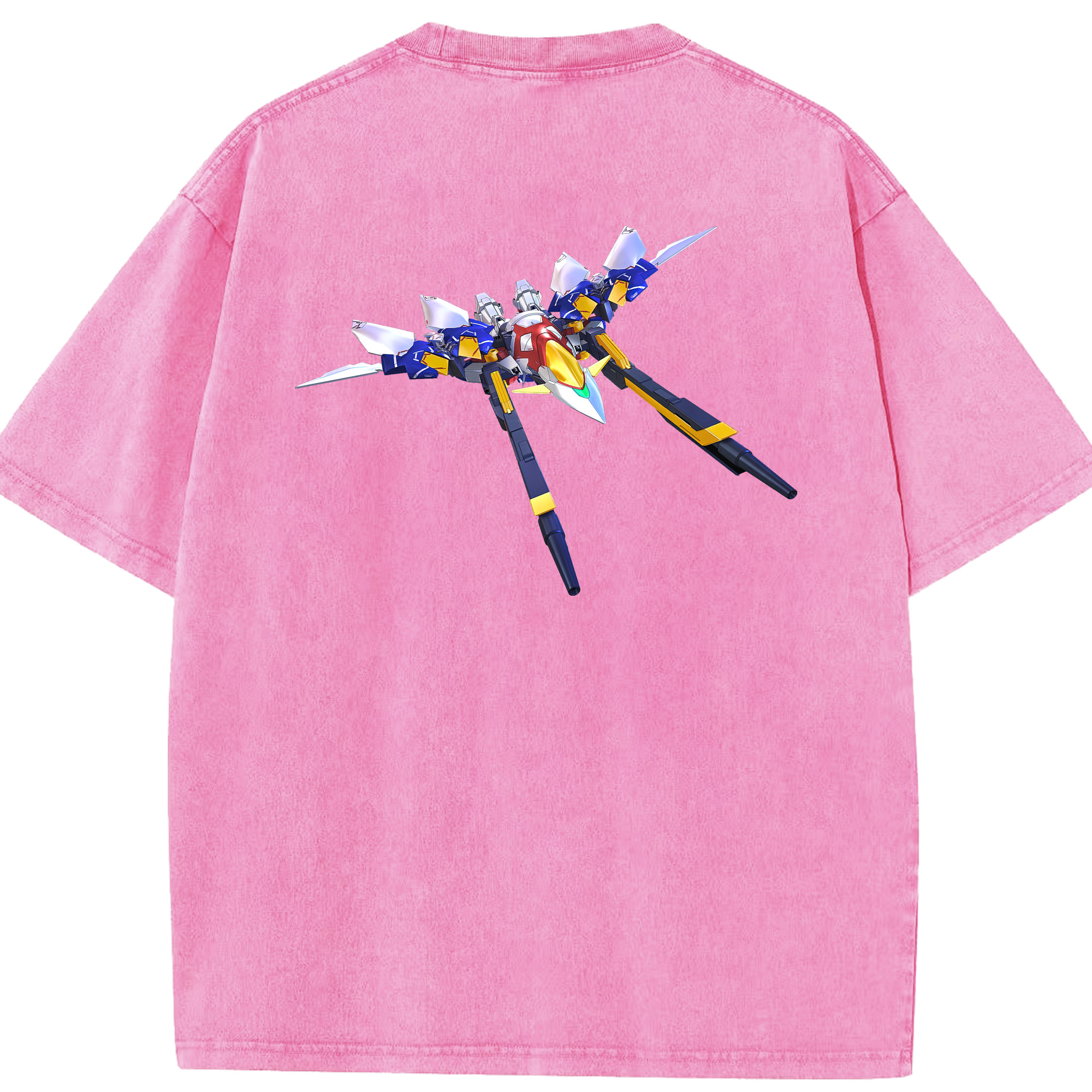 （画像用） 機動戦士ガンダム Mobile Suit Gundam 綿100% ヴィンテージ風 半袖Tシャツ（背面プリント）